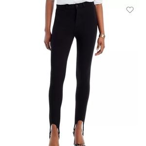 NWT L'AGENCE Rider High Rise Stirrup Skinny Jeans in Black sz 33